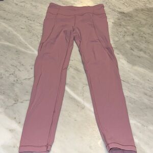 Athleta Kids Leggings in Dusty Pink